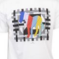Mens White Zebra Testcard Regular Fit S/s T Shirt 99127 by PS Paul Smith from Hurleys