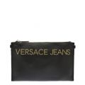 Womens Black Logo Small Pouch Crossbody Bag 41729 by Versace Jeans from Hurleys
