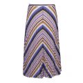 Casual Womens Rose Multi Bareny Pleated Midi Skirt 42621 by BOSS from Hurleys