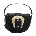 Womens Black Elegant Buckle Saddle Crossbody Bag 91816 by Versace Jeans Couture from Hurleys
