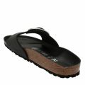 Womens Black Oiled Leather Madrid Big Buckle Sandals 59952 by Birkenstock from Hurleys