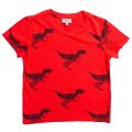 Boys Fire Red Narik S/s Tee Shirt 70621 by Paul Smith Junior from Hurleys