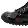 Kickers School Shoes Youth Black Patent Kick Hi (3-6)