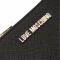Womens Black Saffiano Card Purse 35114 by Love Moschino from Hurleys