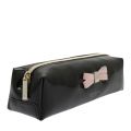 Womens Black Franai Bow Make Up Case 80241 by Ted Baker from Hurleys