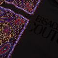 Mens Black Leopard Paisley Regular Fit S/s T Shirt 75700 by Versace Jeans Couture from Hurleys
