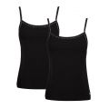 Womens Black ONE 2 Pack Camisole 90792 by Calvin Klein from Hurleys