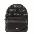 Athleisure Mens Black Iconic Logo Backpack 34351 by BOSS from Hurleys