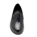 Womens Black Audrey Crinkle Patent Shoes 32726 by FitFlop from Hurleys