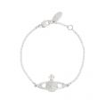Womens Silver & Crystal Mini Bas Relief Bracelet 24736 by Vivienne Westwood from Hurleys