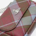 Womens Viviennes Tartan Derby Mini Purse Crossbody Bag With Chain 47166 by Vivienne Westwood from Hurleys