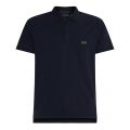 Mens Desert Sky Organic Slim Fit S/s Polo Shirt 87719 by Tommy Hilfiger from Hurleys