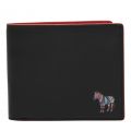 Mens Black Zebra Trim Bifold Wallet 80171 by PS Paul Smith from Hurleys