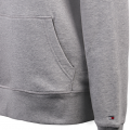 Mens Light Grey Square Logo Hoodie 107654 by Tommy Hilfiger from Hurleys