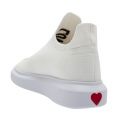 Womens White Knit Low Trainers 82929 by Love Moschino from Hurleys