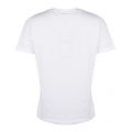 Womens White Eagle Ribbon S/s T Shirt 29063 by Emporio Armani from Hurleys