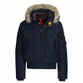 Boys Navy Gobi Down Fur Hooded Jacket 80841 by Parajumpers from Hurleys