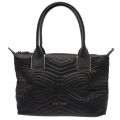 Womens Black Akebia Quilted Bow Small Tote Bag 22851 by Ted Baker from Hurleys