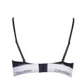 Womens Navy Shoreline Floral Burnout Triangle Bralette 39081 by Calvin Klein from Hurleys