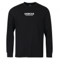 Mens Black Formula Sweat Top 105580 by Barbour International from Hurleys