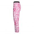 Womens Pink/White Printed Logo Leggings 79469 by Dsquared2 from Hurleys