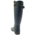 Womens Dark Olive & Navy Original Refined Back Strap Tall Wellington Boots 68165 by Hunter from Hurleys