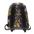 Mens Dark Blue Baroque Logo Backpack 51178 by Versace Jeans Couture from Hurleys
