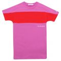 Girls Lucky Pink Colour Block Jersey Dress 105557 by Calvin Klein from Hurleys