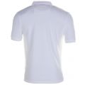 Mens Bright White Winston Waffle Front S/s Polo Shirt