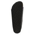 Womens Black Oiled Leather Arizona Slide Sandals 43817 by Birkenstock from Hurleys
