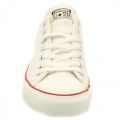 White Leather Chuck Taylor All Star Ox 61500 by Converse from Hurleys