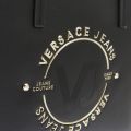 Womens Black Round Logo Shopper Bag 41746 by Versace Jeans from Hurleys
