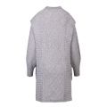 Womens Mid Grey Arriaa Cable Sweater Dress