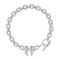 Womens Silver Roseia Bow Chain Necklace 95886 by Ted Baker from Hurleys