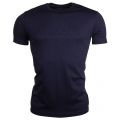 Mens Navy Embossed Logo S/s T Shirt 11026 by Armani Jeans from Hurleys