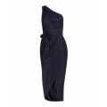 Womens Navy Zoeii Animal Jacquard Midi Dress 55646 by Ted Baker from Hurleys