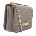 Womens Taupe Diamond Quilted Shoulder Bag 73934 by Love Moschino from Hurleys