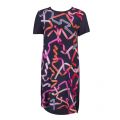 Womens Navy Ribbon Front T Shirt Dress 20050 by PS Paul Smith from Hurleys