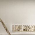 Womens Gold Smooth Metallic Crossbody Bag 43039 by Love Moschino from Hurleys