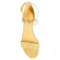 Womens Pale Gold Serena Flex Heel Sandals 107874 by Michael Kors from Hurleys