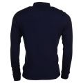 Mens Navy Small Logo L/s Polo Shirt 11048 by Armani Jeans from Hurleys