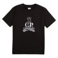 Black Goggle Back Print S/s T Shirt 47643 by C.P. Company Undersixteen from Hurleys
