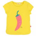 Girls Yellow Chilli Pepper S/s Tee Shirt