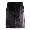 Womens Black Vilupita Coated Skirt 97213 by Vila from Hurleys