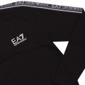 Mens Black Taped Logo Detail Crew Sweat Top 57468 by EA7 from Hurleys
