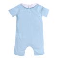 Baby Sky Blue Collar Romper Gift 101298 by Moschino from Hurleys
