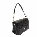 Womens Black Quilted Shoulder Bag 79527 by Love Moschino from Hurleys