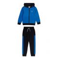 Boys Blue Bicolour Hooded Zip Through Tracksuit 84570 by BOSS from Hurleys