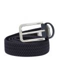 Mens Navy Clorio Woven Belt 37928 by BOSS from Hurleys
