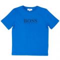 Boys Blue Branded S/s T Shirt 13292 by BOSS from Hurleys